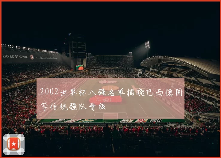 2002世界杯八强名单揭晓巴西德国等传统强队晋级